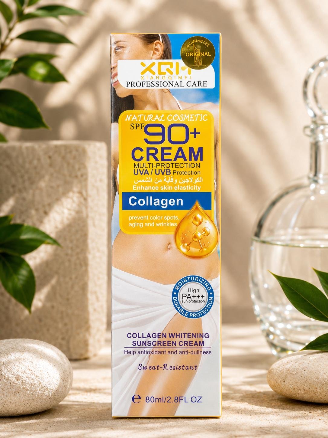 xqm whitening sunscreen cream spf 90+ xqm whitening sunscreen cream spf 90+